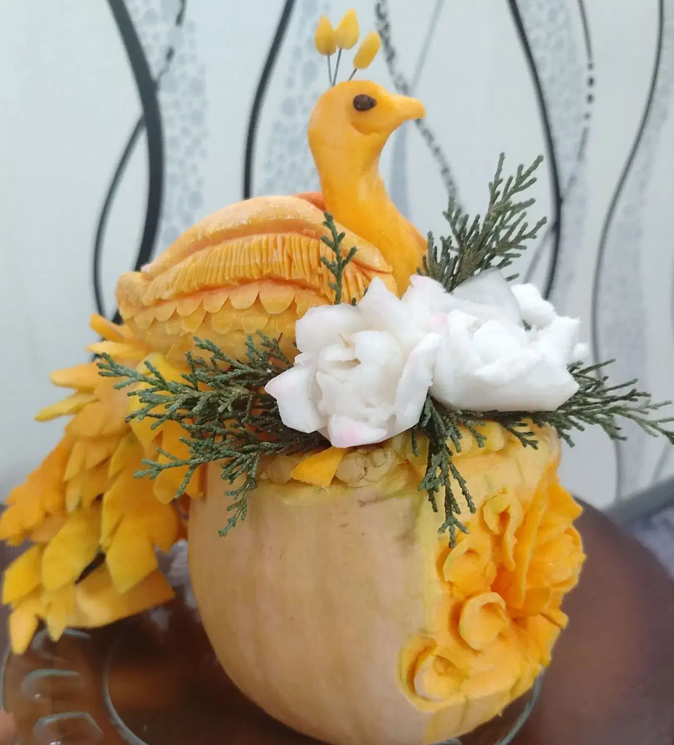 میوه ارایی وحکاکی هندوانه وکدو|خدمات پذیرایی، مراسم|اصفهان, برزان|دیوار