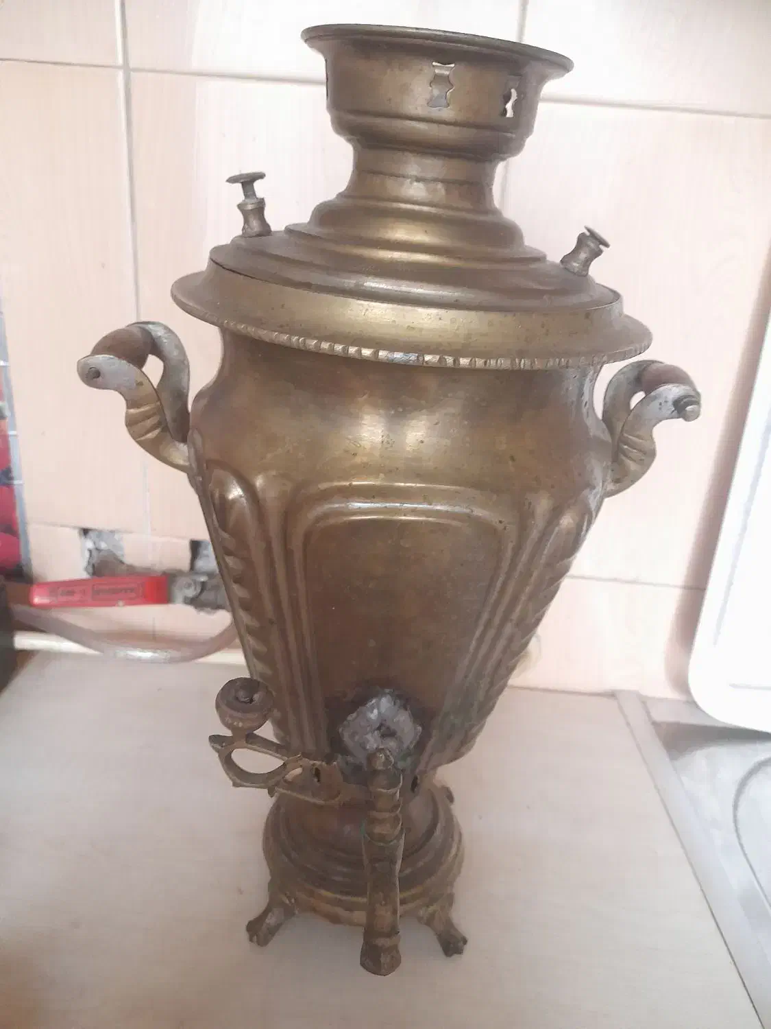 ی سماور قدیمی کار نکرده|سماور، چایساز، قهوهساز|کرج, کوی زنبق|دیوار