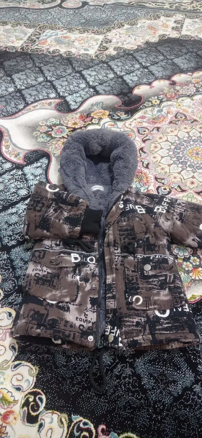 کاپشن تو خز بسیار گرم|کفش و لباس بچه|ابریشم, |دیوار