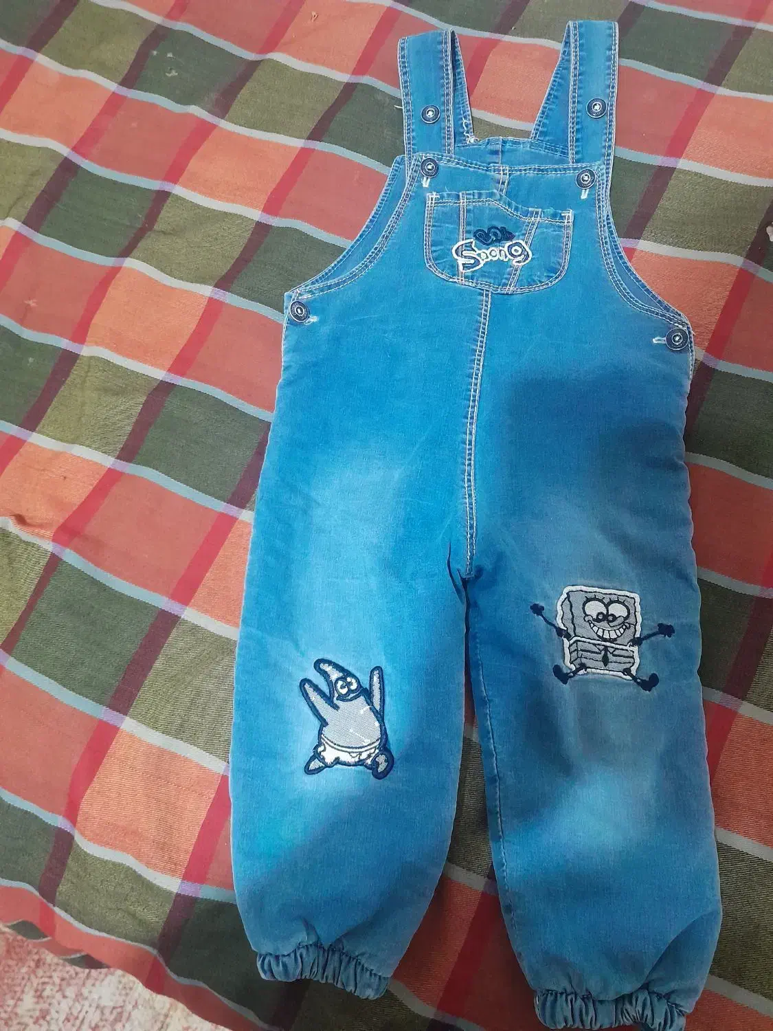 شلوار لی پیش بندار|کفش و لباس بچه|محلات, |دیوار