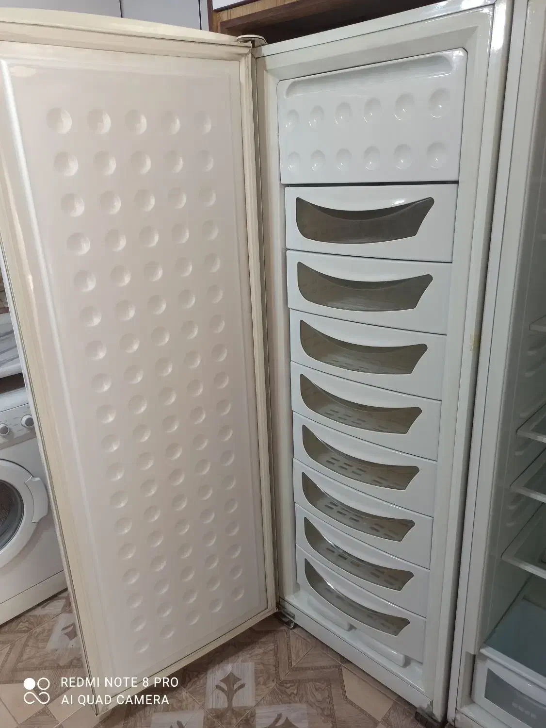 یخجال وفریزر الکترو استیل بدونه برفک|یخچال و فریزر|پیر بکران, |دیوار