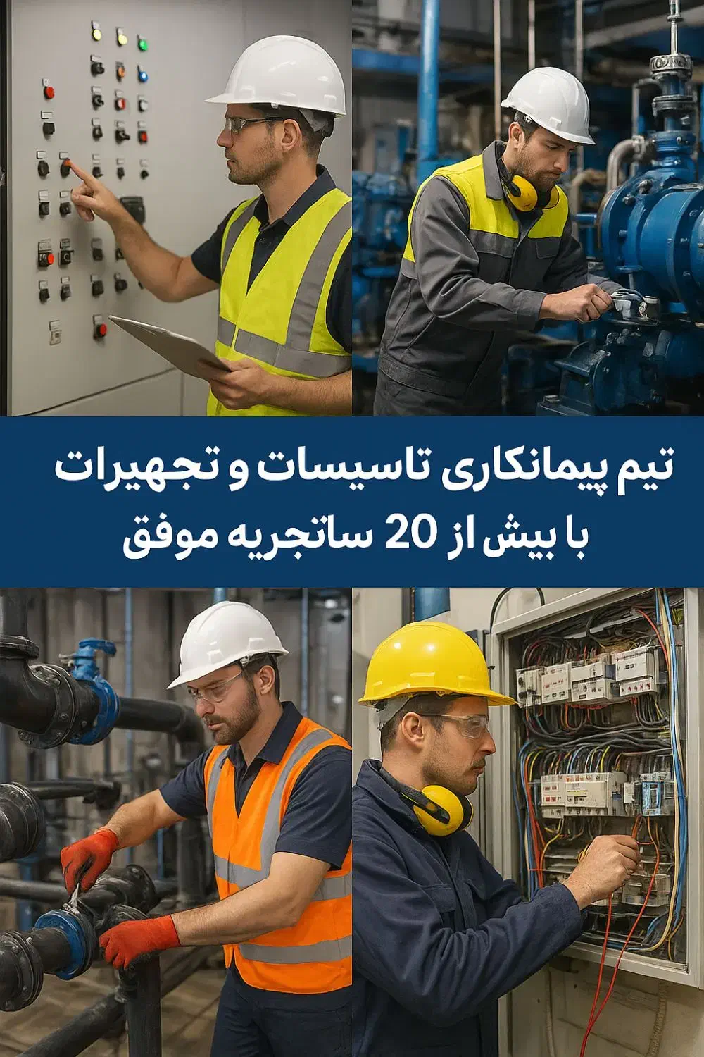 اجرای پروژههای برق و تاسیسات و ... کارخانهها|خدمات پیشه و مهارت|زنجان, |دیوار