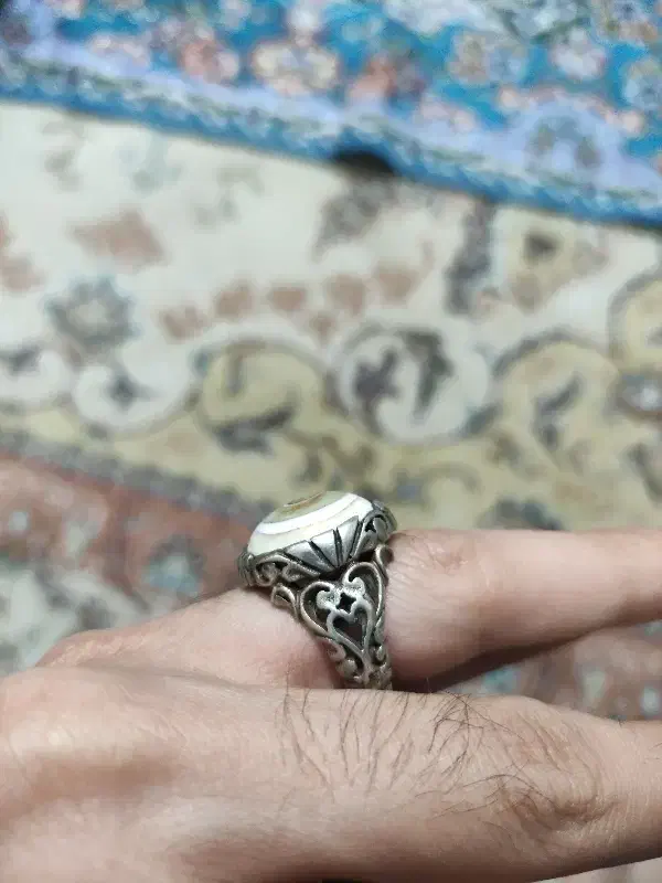 انگشتر شب چراغ یا چشم شیوا|کلکسیون اشیاء عتیقه|پاکدشت, پاکدشت (مامازند)|دیوار