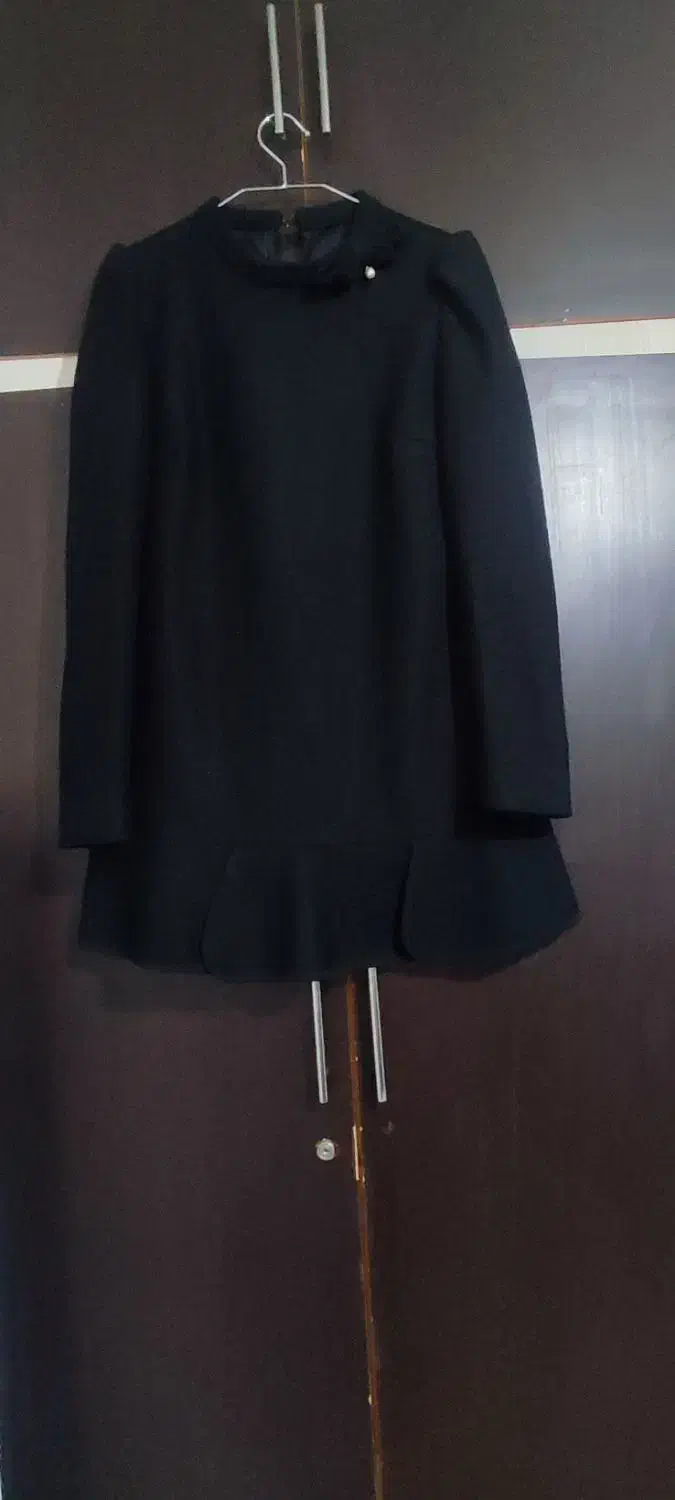 پالتو پشمی مشکی|لباس|گنبد کاووس, |دیوار