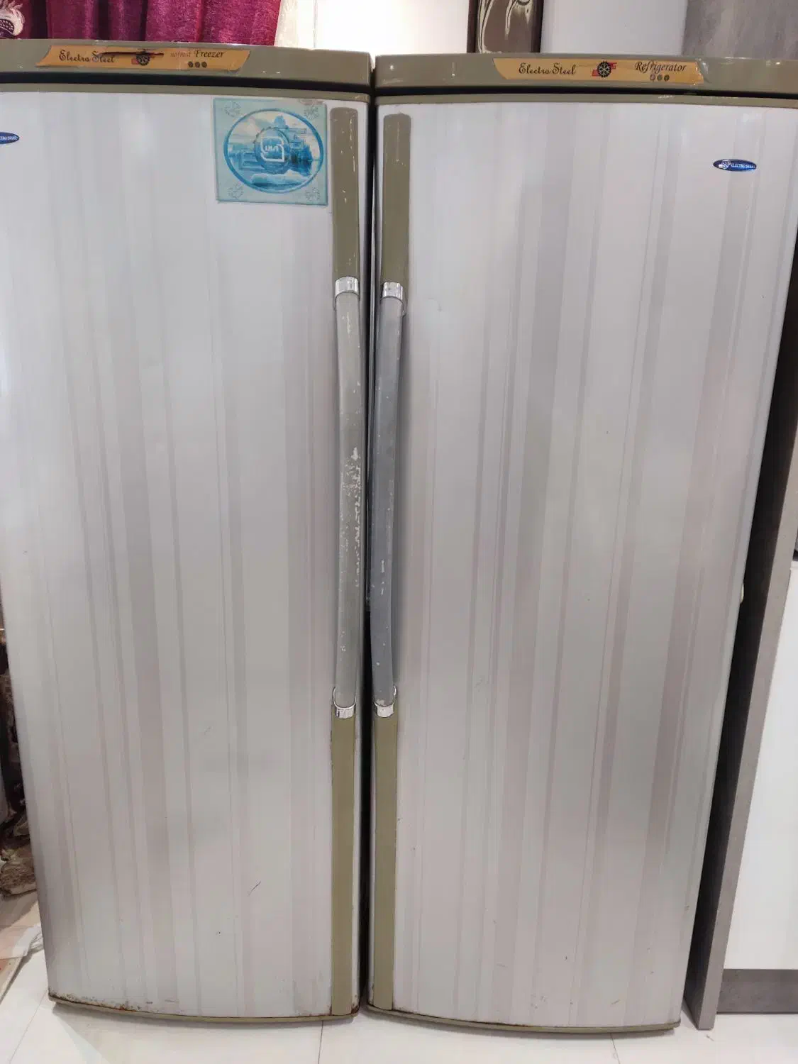 یخچال و فریزر دوقلو الکترو استیل ۴۰فوت کاملا سالم|یخچال و فریزر|آمل, |دیوار