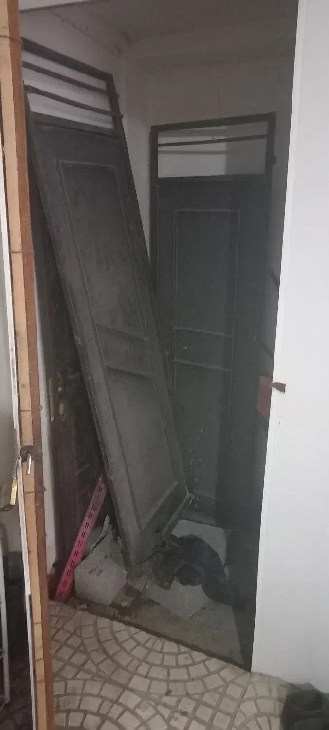 درب ۳ لایی آهنی ماشین رو عرض ۳ متری|مصالح و تجهیزات ساختمان|آستارا, |دیوار