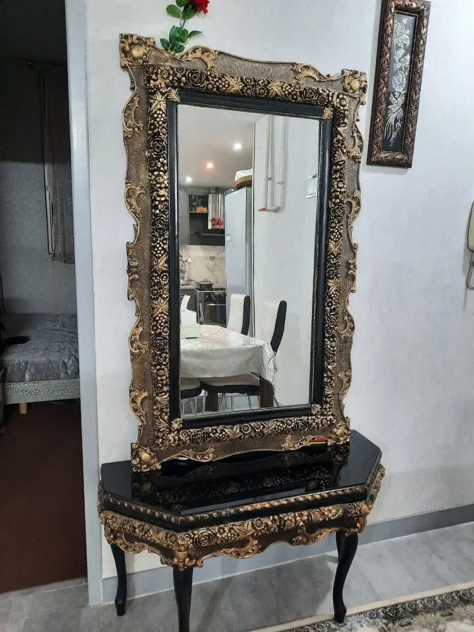 آینه و کنسول|بوفه، ویترین، کنسول|دلیجان, |دیوار