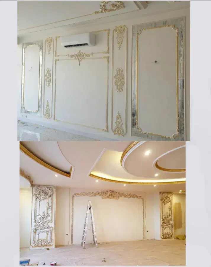 نقاشی و رنگ ساختمان،بتانه،لکه گیری رفع زردی و نم|خدمات پیشه و مهارت|کرمانشاه, |دیوار