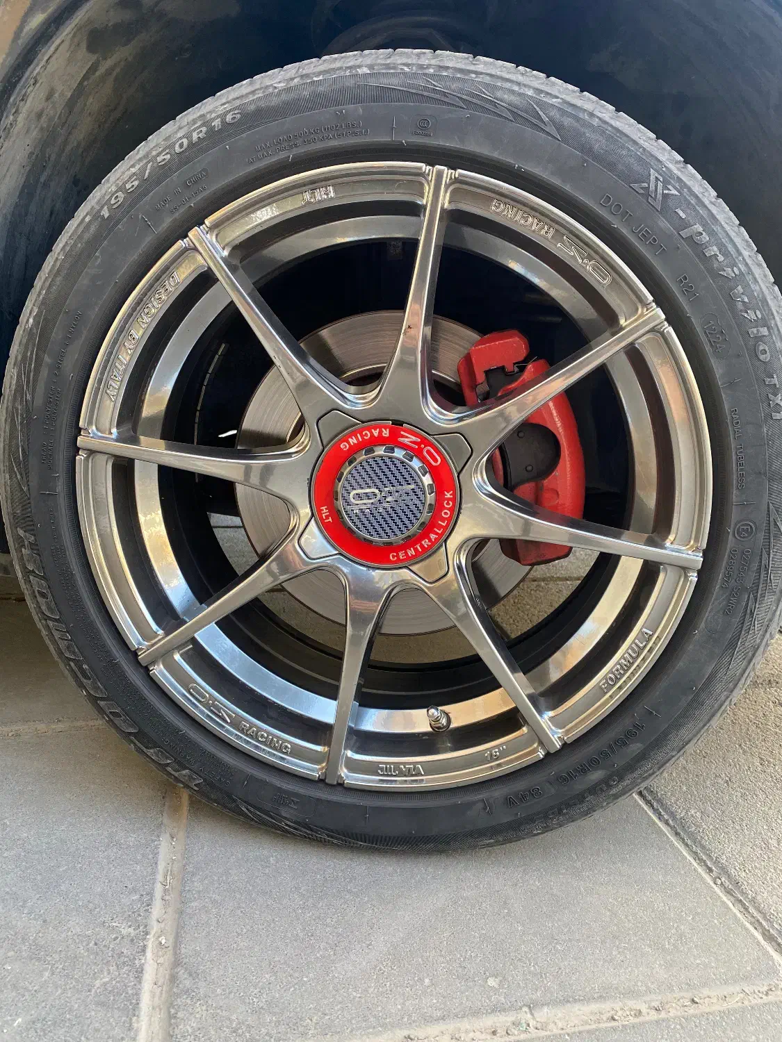 رینگ oz سایز ۱۶ با لاستیک|قطعات یدکی و لوازم جانبی|سبزوار, پاسداران|دیوار