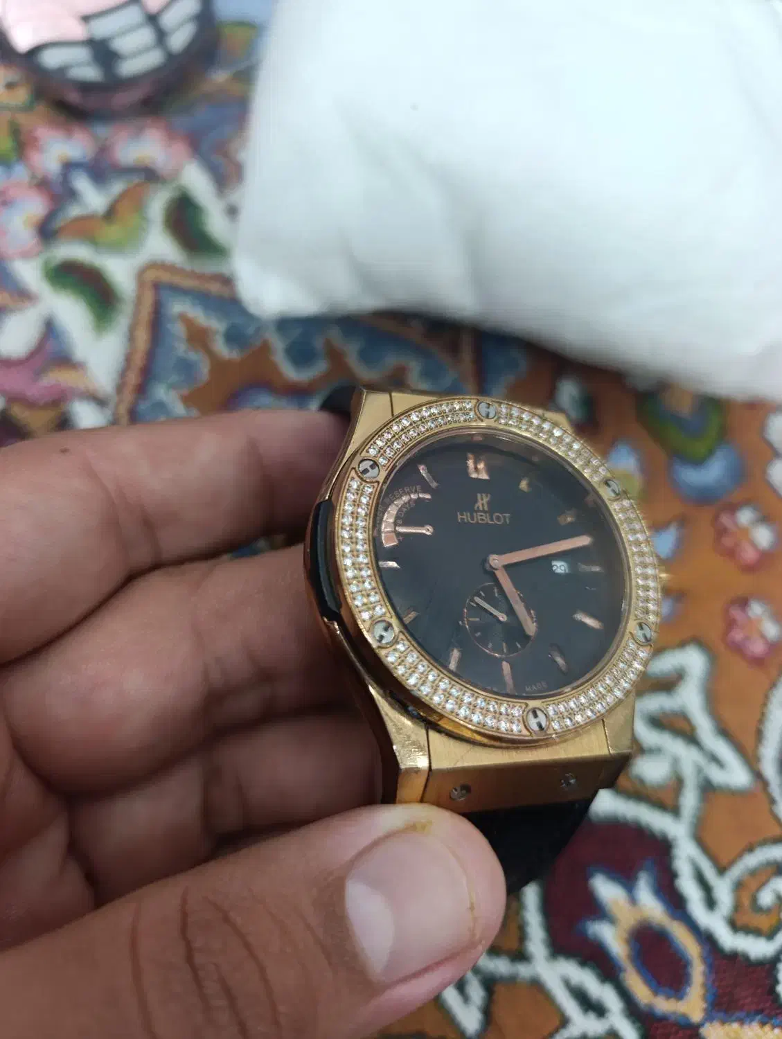 ساعت Hublot اصل بند چرمی اصل|ساعت|چابهار, |دیوار