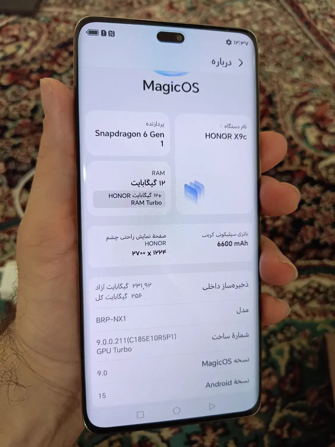 آنر honor x9c|موبایل|تهران, صاحب الزمان|دیوار