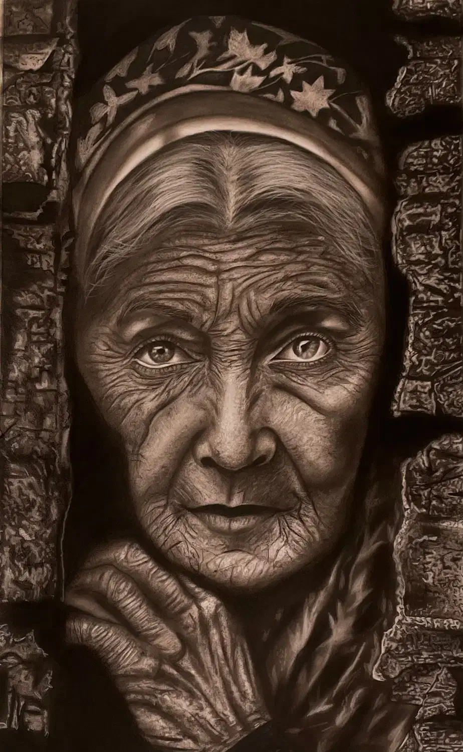 نقاشی سیاه قلم|تابلو، نقاشی، عکس|شیراز, جوادیه|دیوار