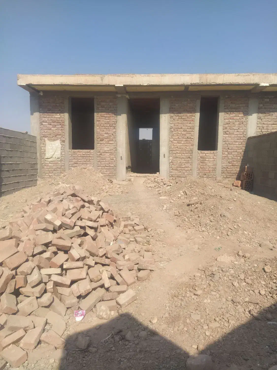 فروش خانه نیم ساز در شهرستان راور روستای تقی اباد|فروش خانه و ویلا|راور, |دیوار