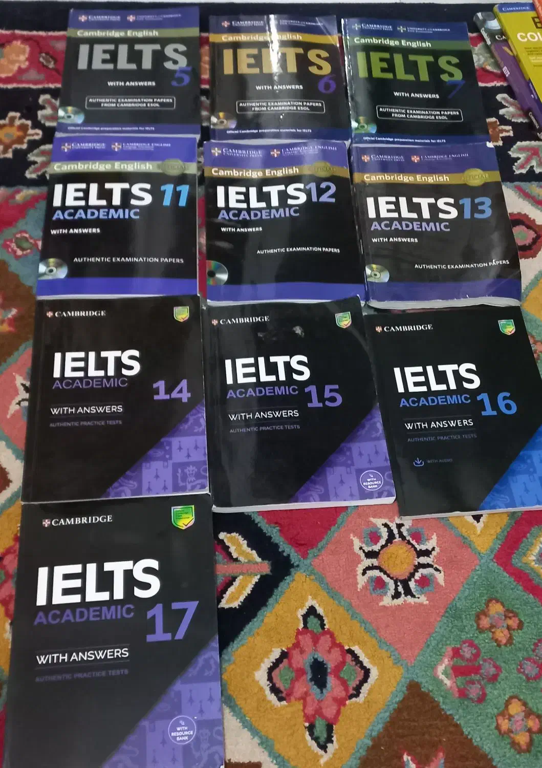 مجموعه کتاب های آمادگی آیلتس|کتاب و مجله آموزشی|رشت, گیل|دیوار