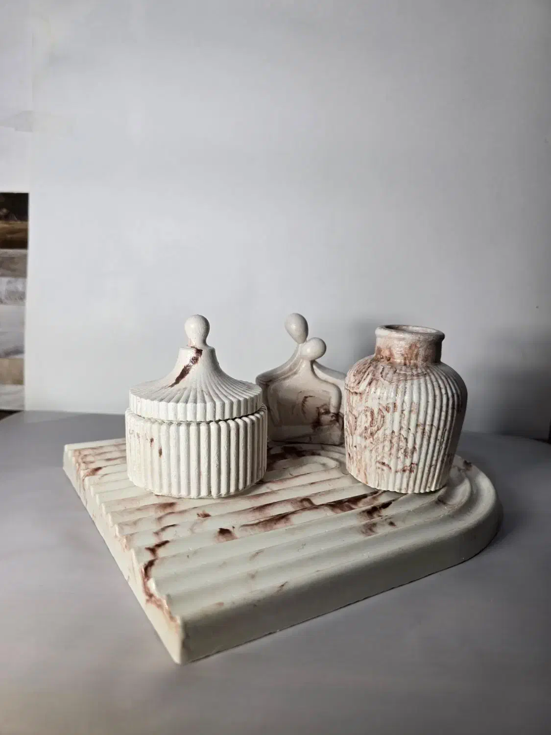 ست دکوری سنگ مصنوعی|صنایع دستی و سایر لوازم تزئینی|کوه چنار, |دیوار