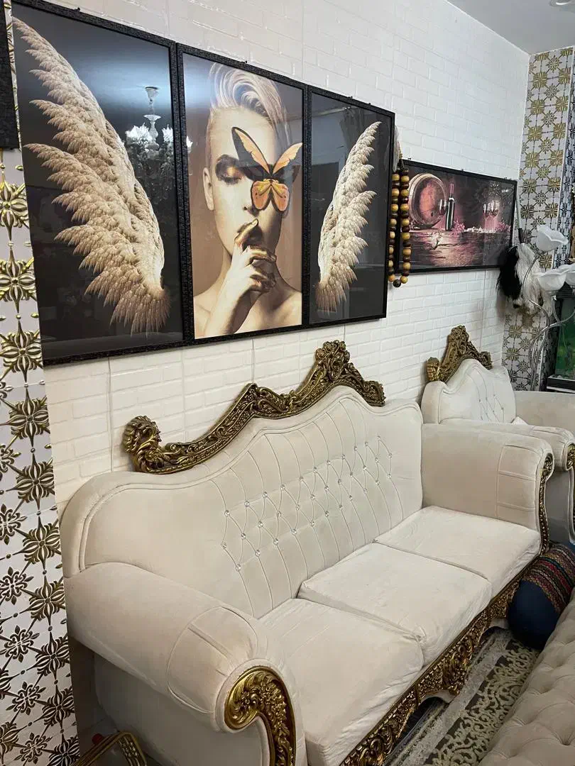 مبل ۷ نفره مبلمان|مبلمان خانگی و میز عسلی|پرند, فاز ۶|دیوار