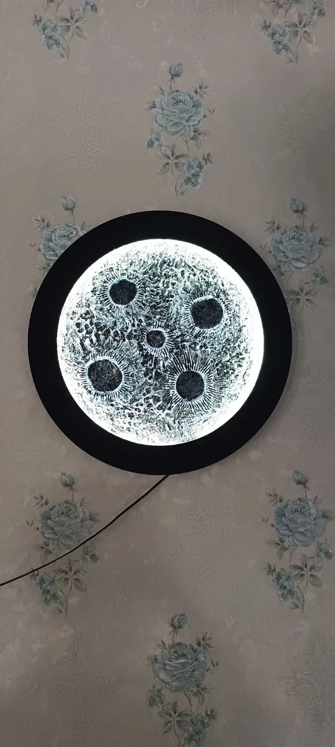 تابلو ماه چراغدار|تابلو، نقاشی، عکس|تهران, باغ خزانه|دیوار