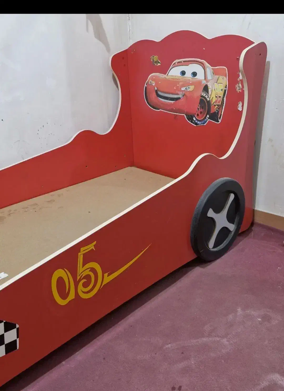 تخت ماشینی کودک ونوجوان|تخت و سرویس خواب|رشت, شهرک صبا|دیوار