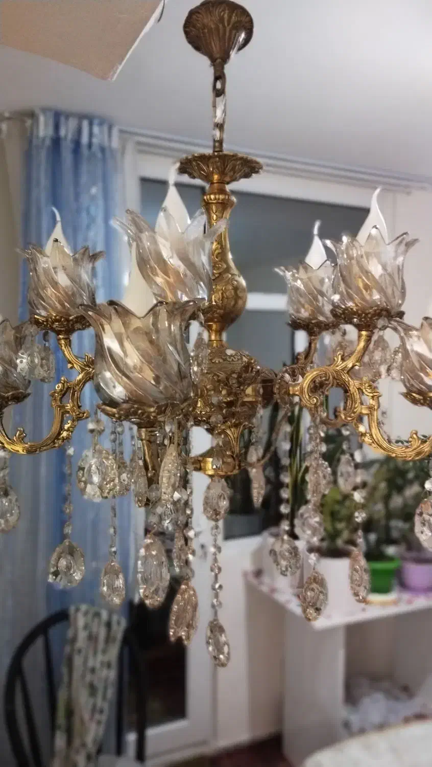 لوستر۱۰ شعله|لوستر و چراغ آویز|کرج, شهرک ظفر|دیوار