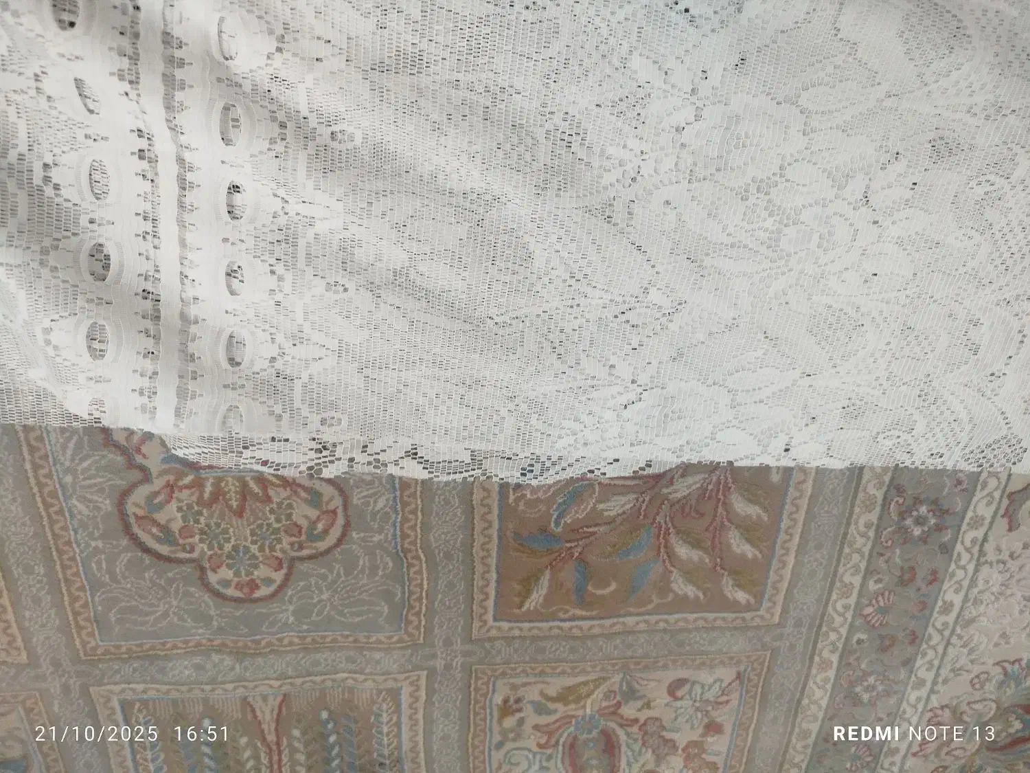 پرده توری|پرده، رانر، رومیزی|قم, باغ شریفی|دیوار