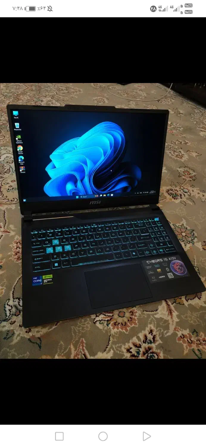 لپ تاپ msi cyborg 15|رایانه همراه|تهران, زرگنده|دیوار