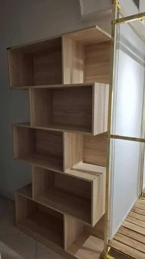 کتابخانه یا قفسه چوبی|کتابخانه، شلف، قفسه‌های دیواری|تهران, قلهک|دیوار