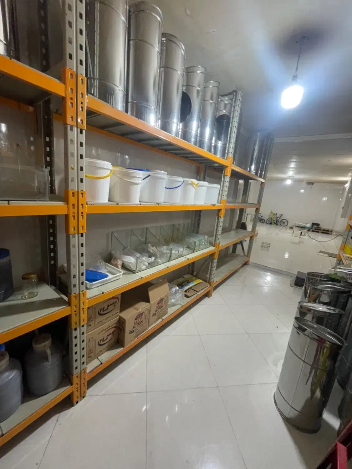 راک صنعتی 8دستگاه 5طبقه عمق50  تعداد 50عدد قفسه|فروشگاه و مغازه|مشهد, انقلاب|دیوار