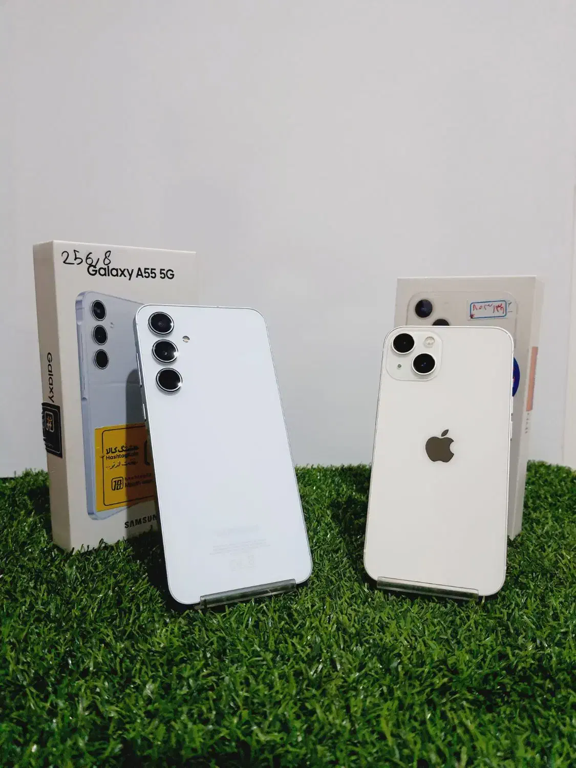 iphone 13 ch  99% و سامسونگ A55 256|موبایل|اراک, |دیوار