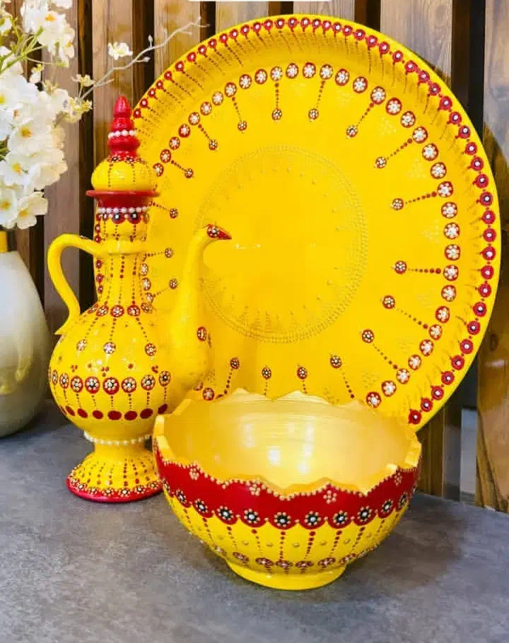 ست حنابندون سفارشی|صنایع دستی و سایر لوازم تزئینی|بیرم, |دیوار