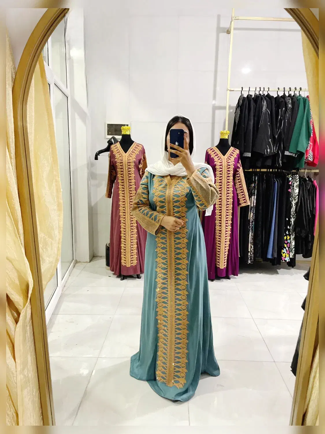 ماکسی نخی اب طلا|لباس|بوشهر, |دیوار