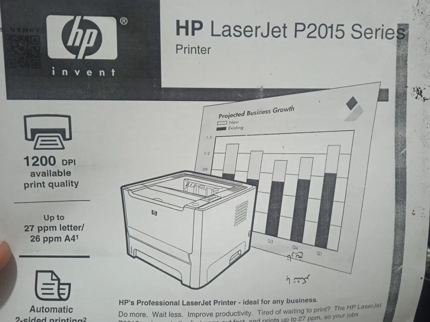 پرینتر لیزری hp2015|پرینتر، اسکنر، کپی، فکس|جیرفت, |دیوار