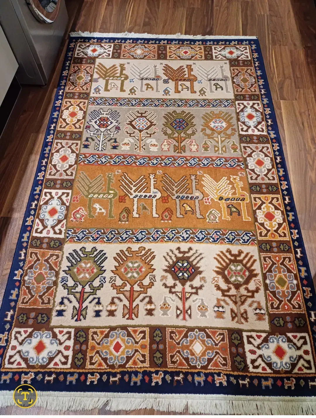 فرش ۴متری درحدنو سالم وتمیز|فرش|گرگان, |دیوار