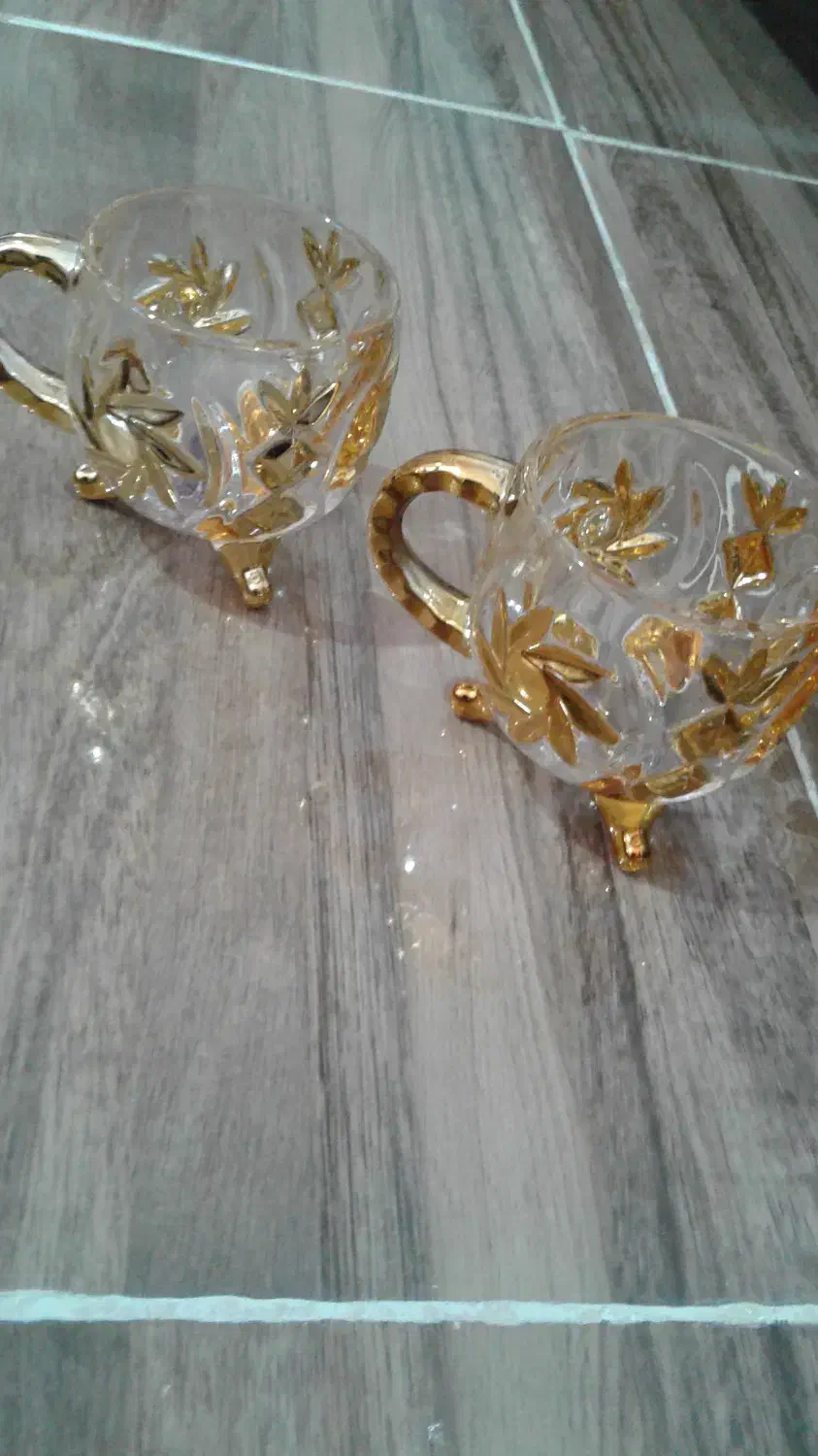 سه دست استکان طلایی|ظروف سرو و پذیرایی|میاندوآب, |دیوار