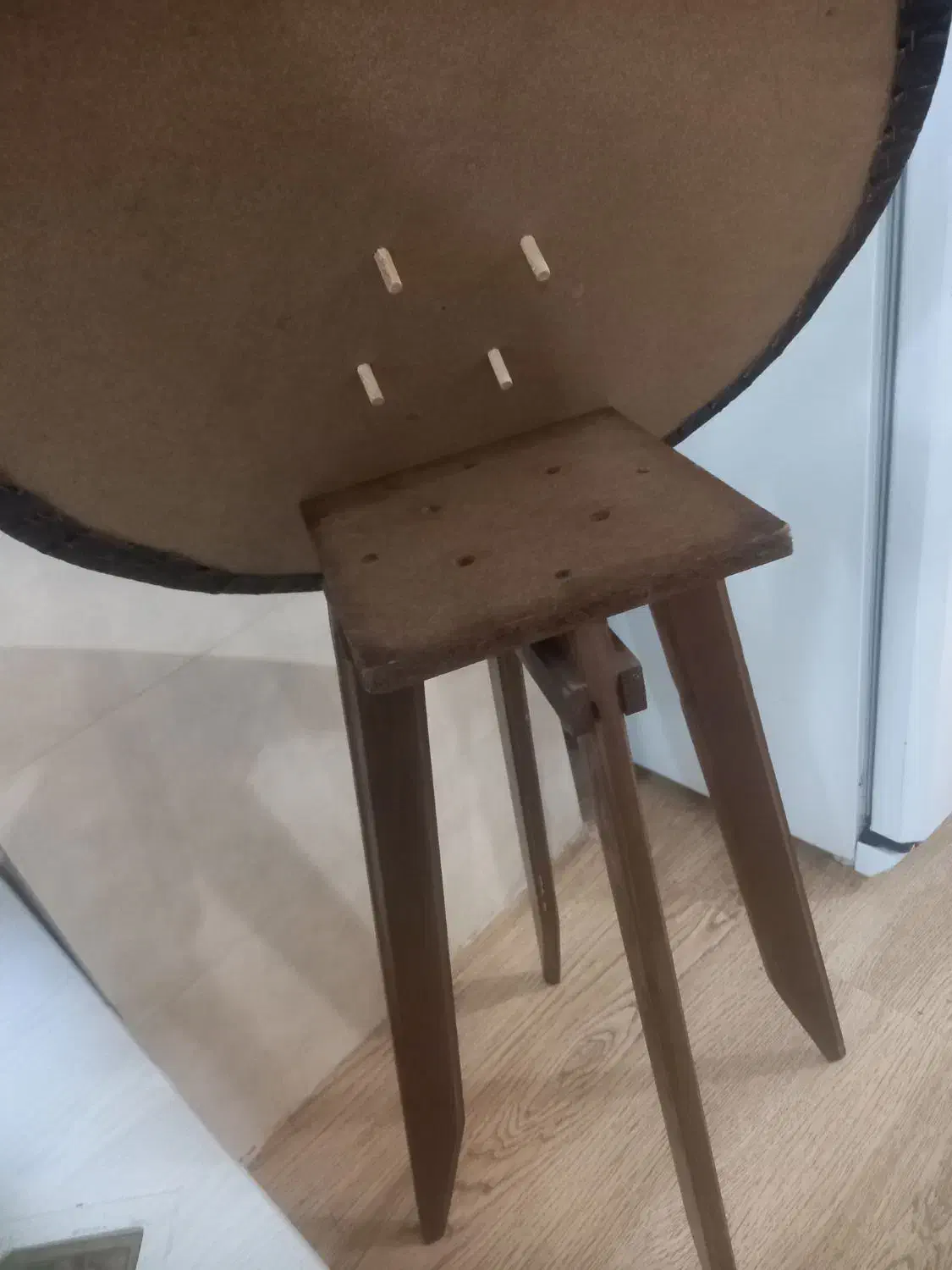 میز خاطره و کنارسالنی چهارپایه روکش چرم|مبلمان خانگی و میز عسلی|صباشهر, |دیوار