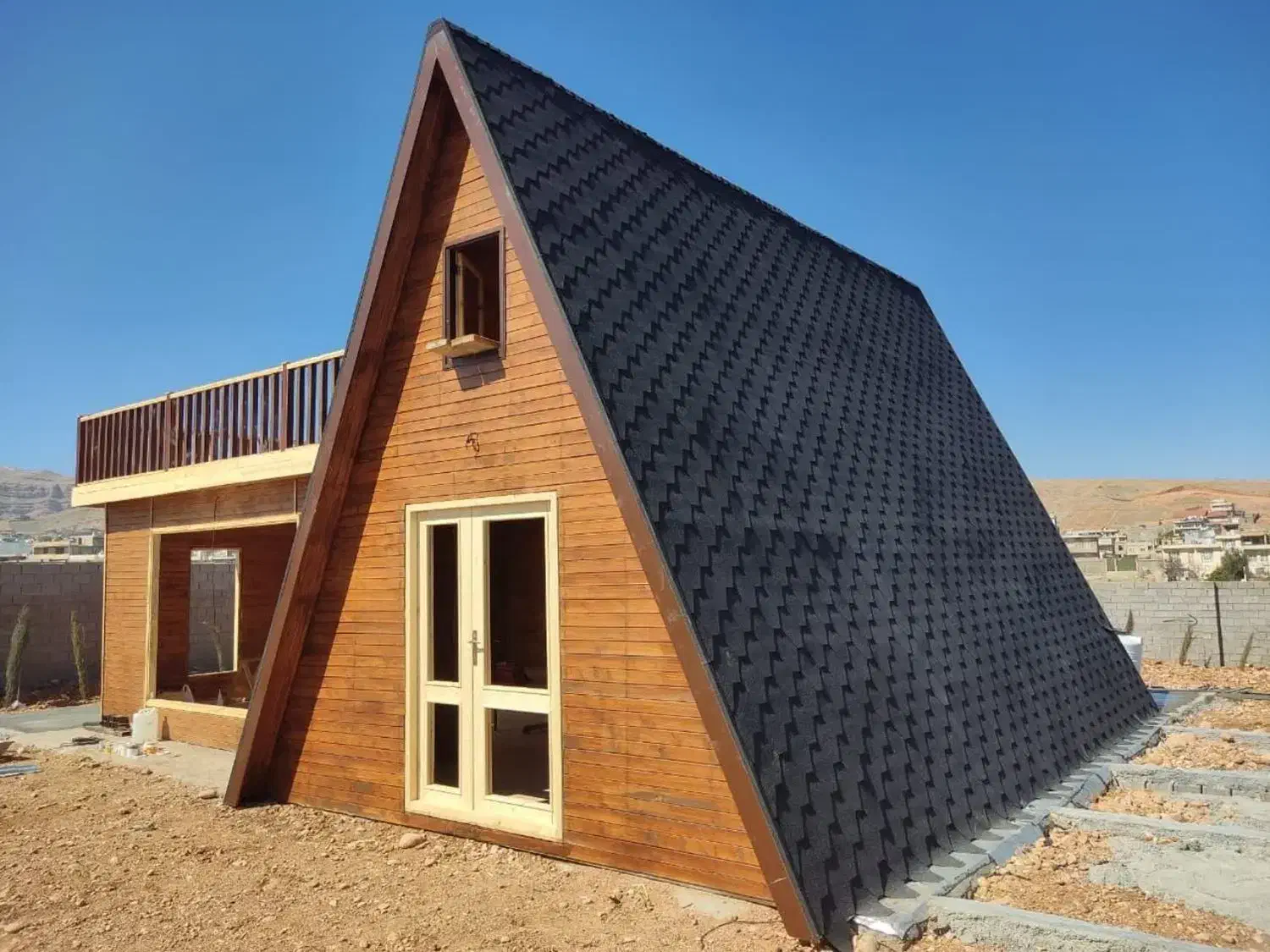 کلبه و ویلای چوبی تلفیقی|مصالح و تجهیزات ساختمان|مشهد, چهنو|دیوار