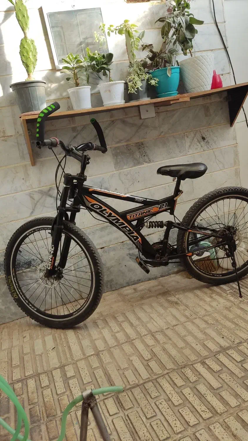 دوچرخه 26 دیسکی کمک دار دنده ای|دوچرخه، اسکیت، اسکوتر|قزوین, |دیوار