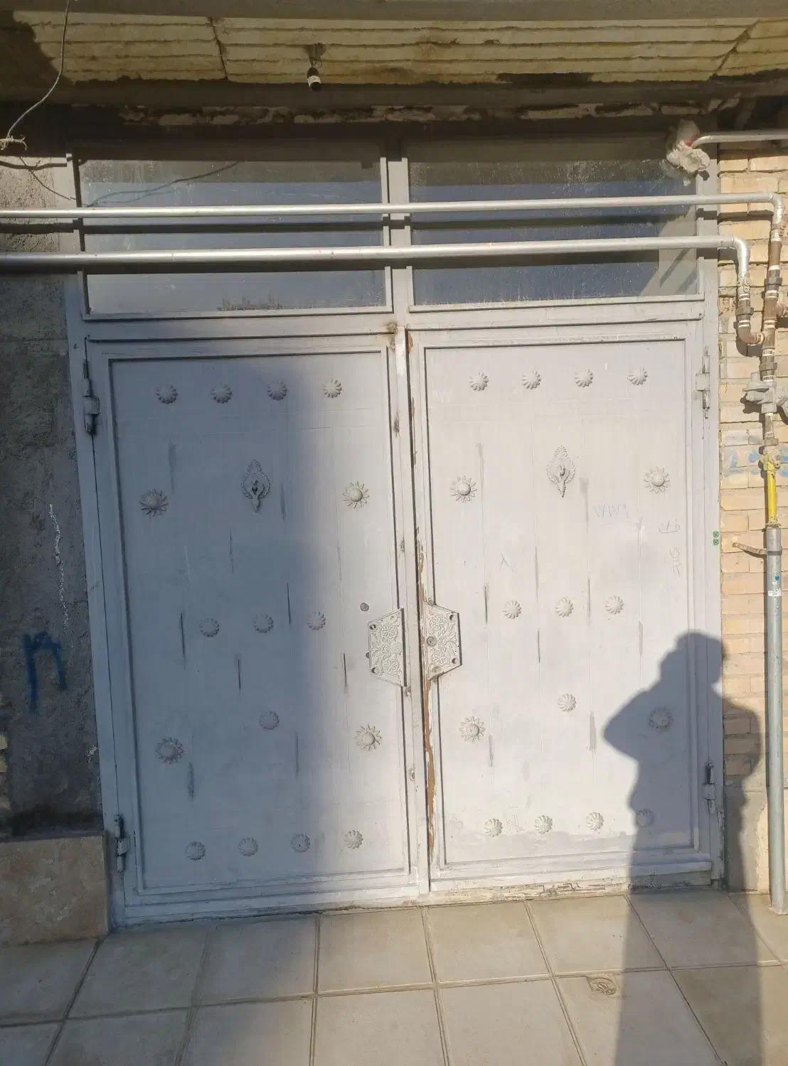 درب اهنی ماشین رو|مصالح و تجهیزات ساختمان|تکاب, |دیوار