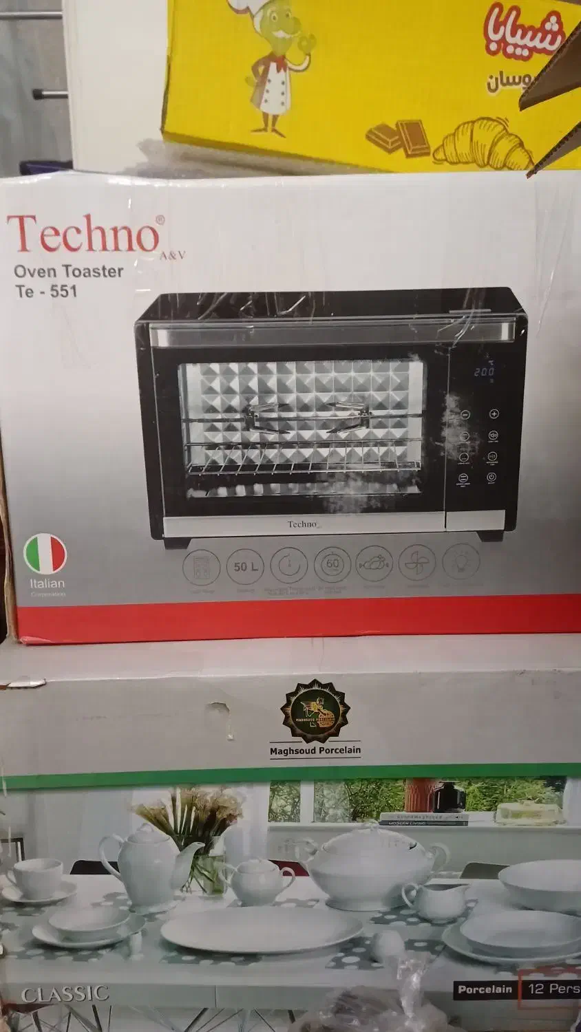 اون‌ توستر ۵۰ لیتری تکنو مدل ۵۵۱|اجاق گاز و لوازم برقی پخت‌وپز|تهران, تهرانپارس شرقی|دیوار