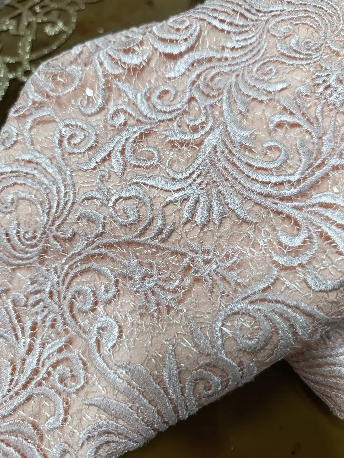 لباس مجلسی دانتل صورتی|لباس|رشت, باهنر|دیوار