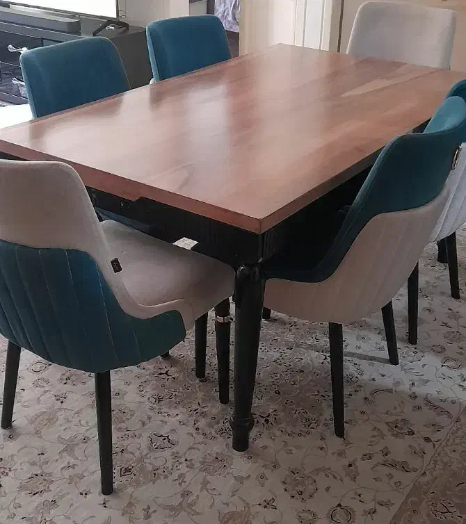 مبلمان ۸ نفره با میز ناهار خوری ۶ نفره|مبلمان خانگی و میز عسلی|تهران, دردشت|دیوار