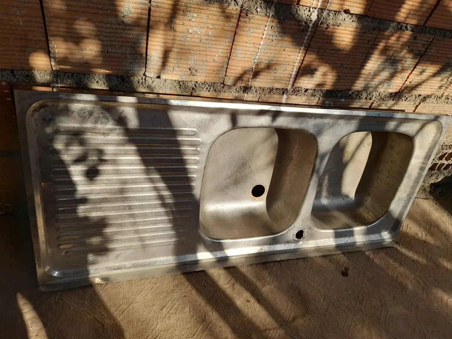 سینک ظرفشویی|آبچکان و نظمدهنده ظروف|علیآباد کتول, |دیوار