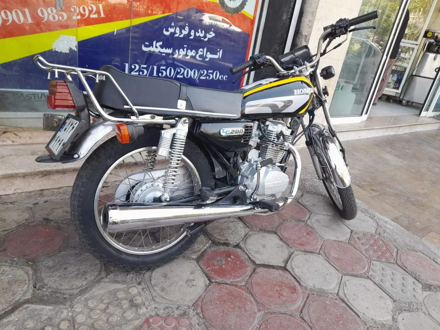 هندا ۲۰۰ مدل ۹۵|موتورسیکلت|قزوین, |دیوار