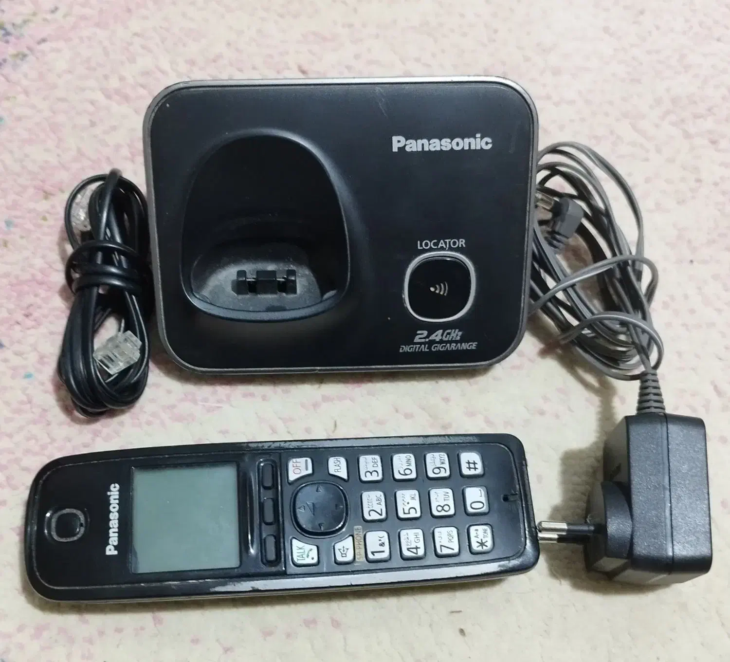 تلفن بیسیم پاناسونیک مالزی اصل|تلفن رومیزی|اراک, |دیوار