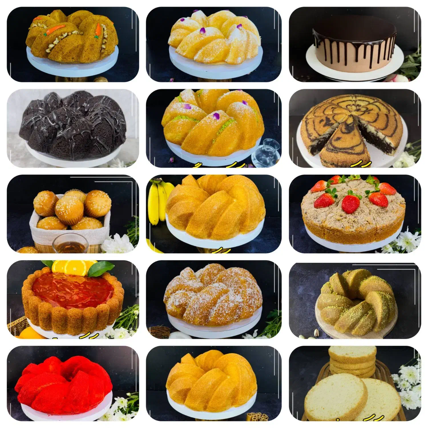 انواع پودر کیک های آماده با طعم های مختلف|خدمات پذیرایی، مراسم|یزد, |دیوار