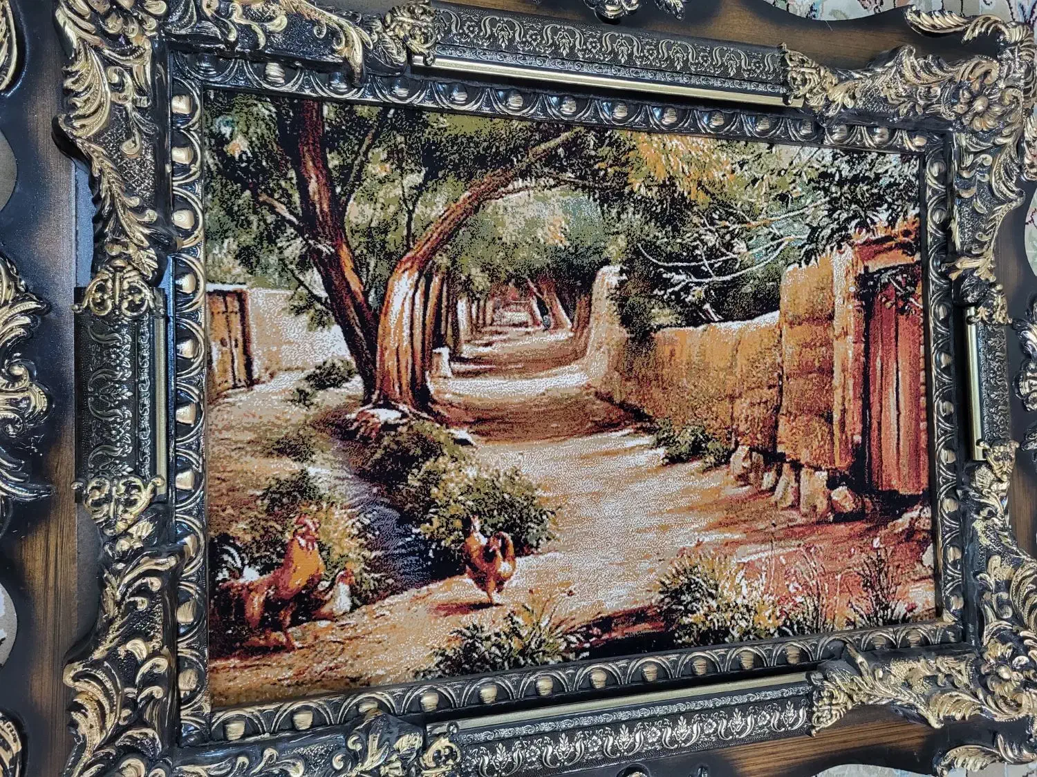 تابلو فرش|تابلو فرش|کرمانشاه, |دیوار