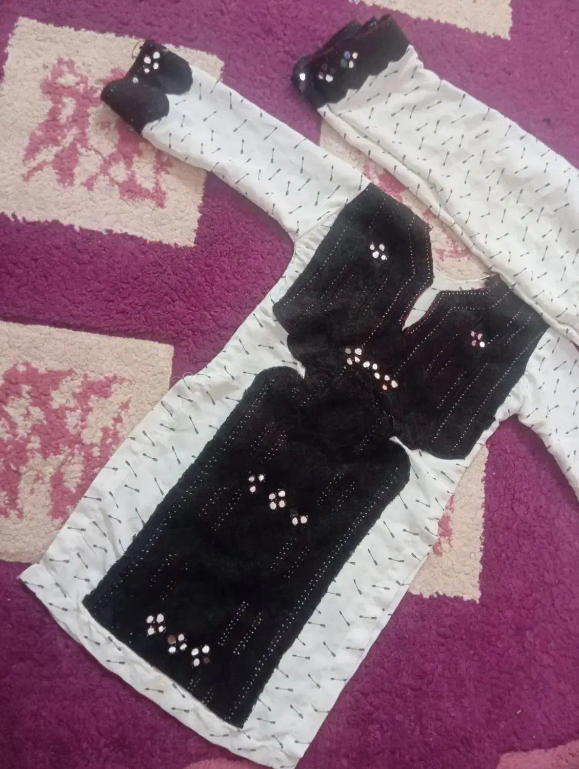 لباس بلوچی دست دوز|کفش و لباس بچه|زابل, |دیوار