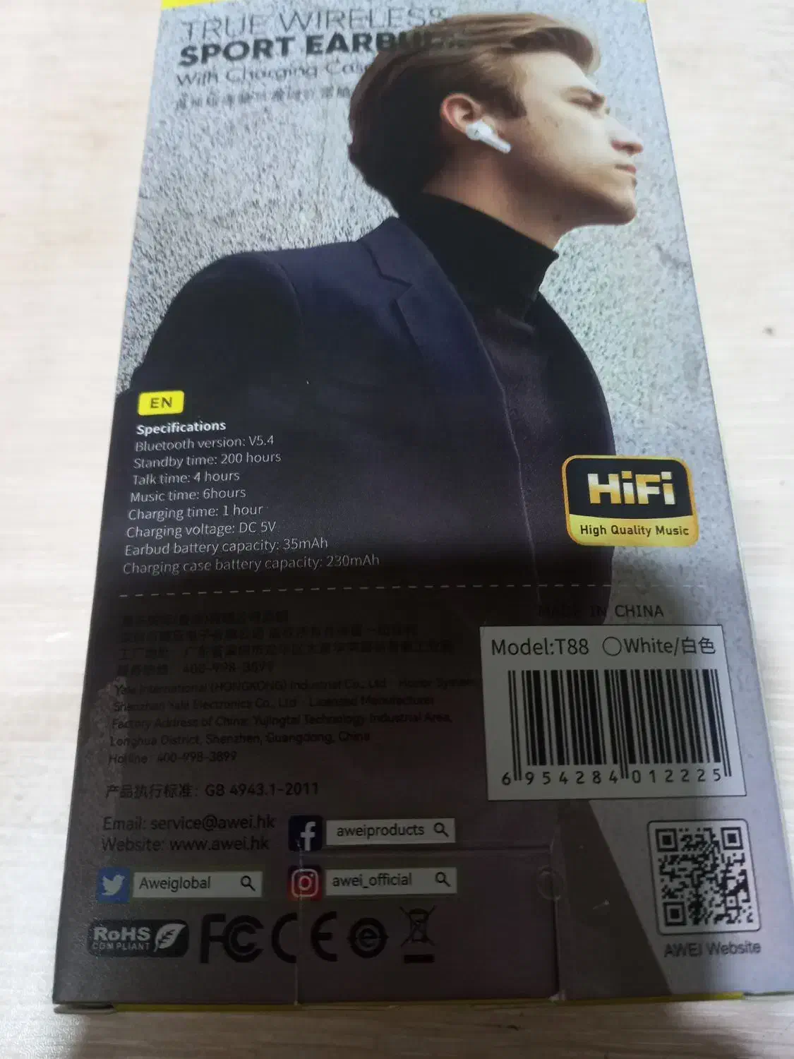 هندزفری ایر پادبلوتوثی مدل aWeI T88 ، HiFi موزیکال|لوازم جانبی موبایل و تبلت|تهران, خانی آباد نو جنوبی|دیوار