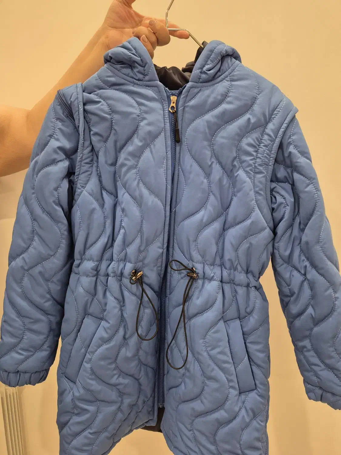 کاپشن و پافر آبی رنگ سایز تا ۴۰|لباس|آمل, |دیوار