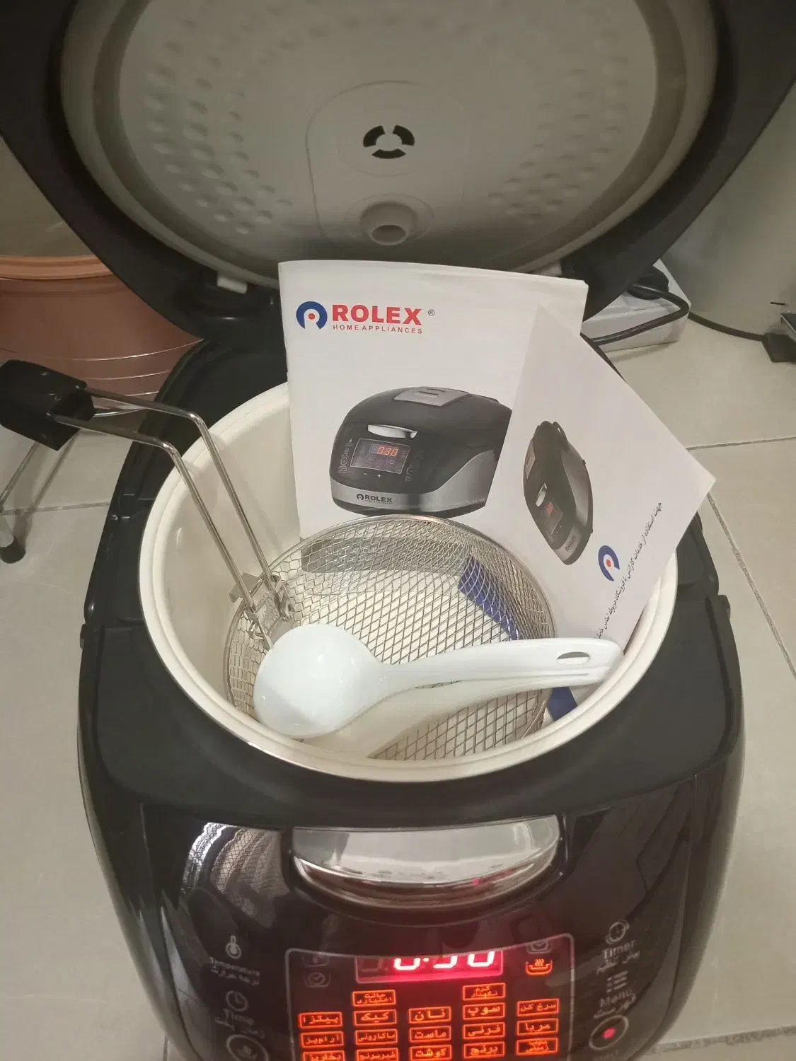 سرخ کن همه کاره رولکس نو|اجاق گاز و لوازم برقی پخت‌وپز|چهاردانگه (تهران), |دیوار