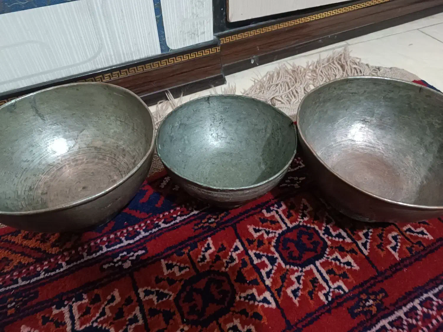 کاسه کعبدار مسی عتیقه قدیمی|کلکسیون اشیاء عتیقه|زاهدان, |دیوار